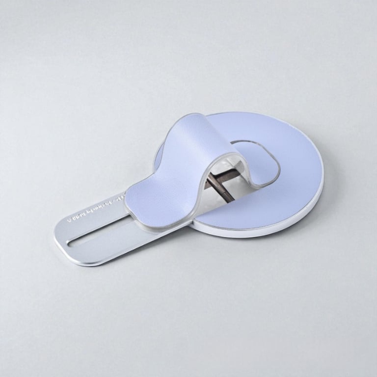 Magnetic Phone Holder Ring with Multi-Angle Stand | PU Leather