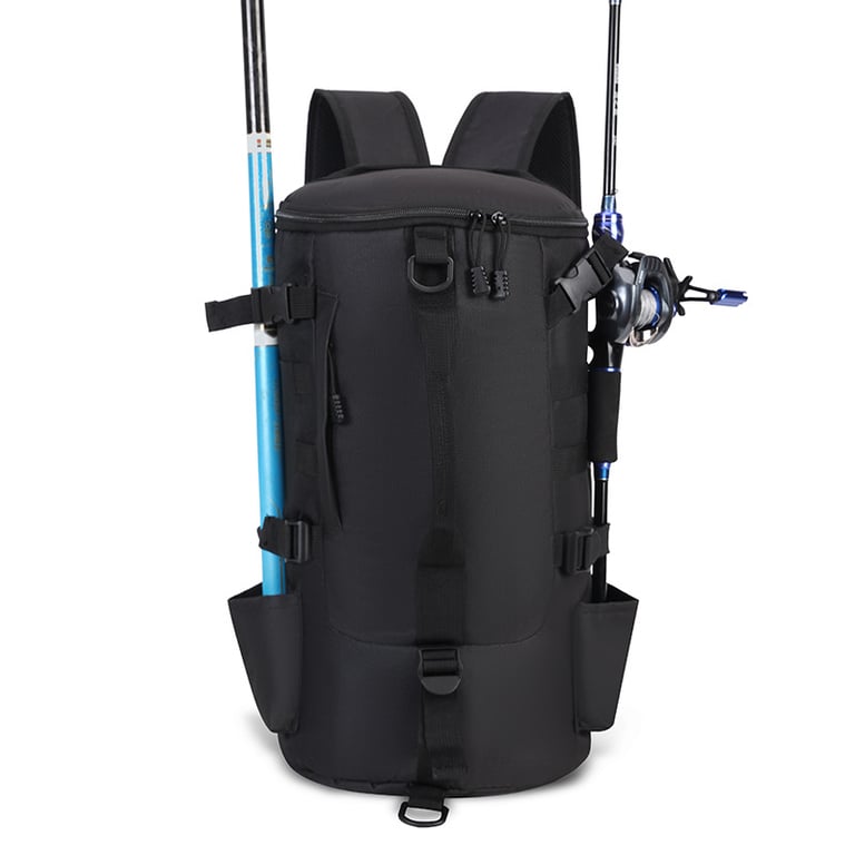 Fishing Gear Storage Backpack with Rod Holders | Outdoor Tackle