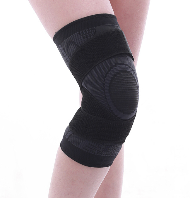 3D Sports Knee Pad with Compression Support | Adjustable Velcro Straps