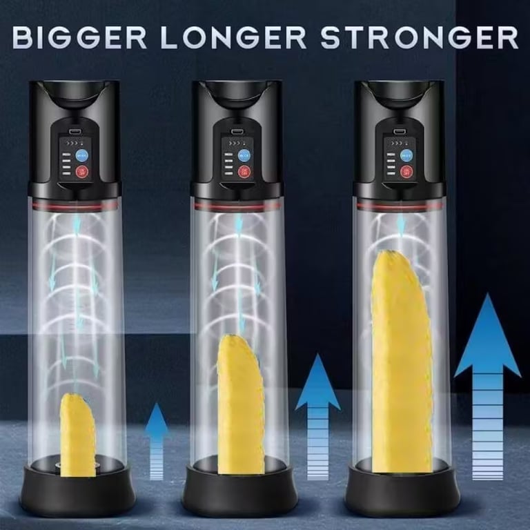 2-in-1 Vacuum Pump & Silicone Extender for Men's Enhancement